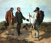 Gustave Courbet Bonjour Monsieur Courbet USA oil painting reproduction